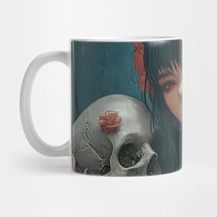 Geisha and skull 93011 Mug